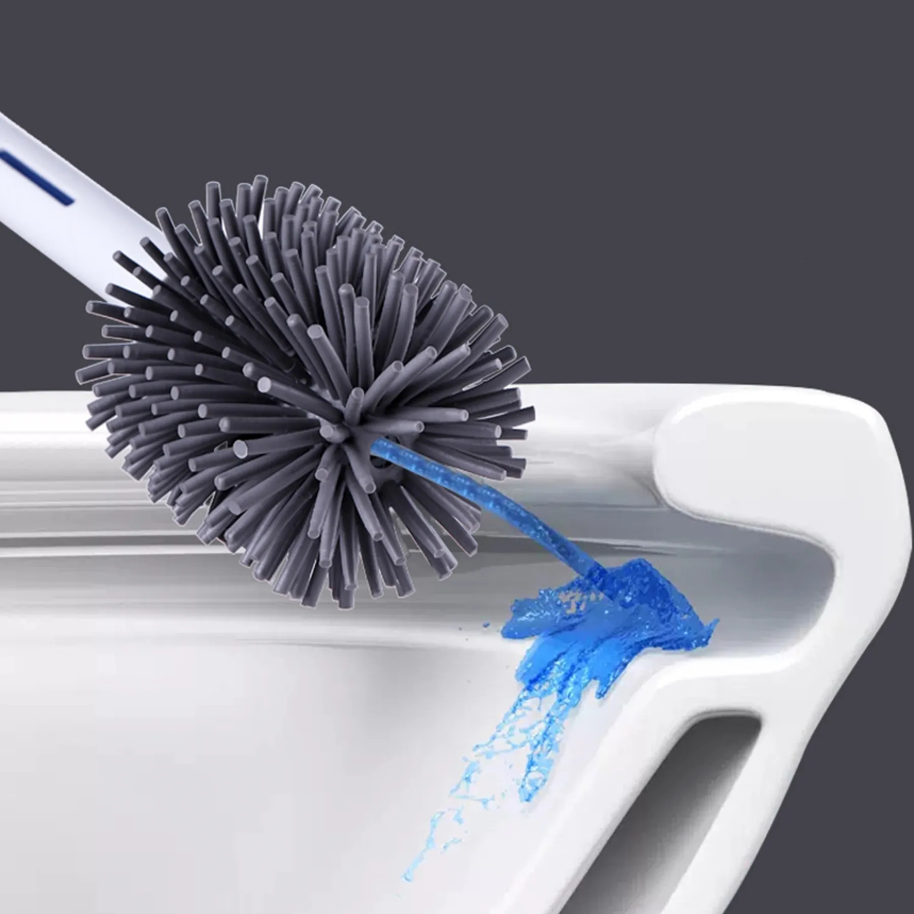 Plastic Ceramic Tile Toilet Brush Combination 7