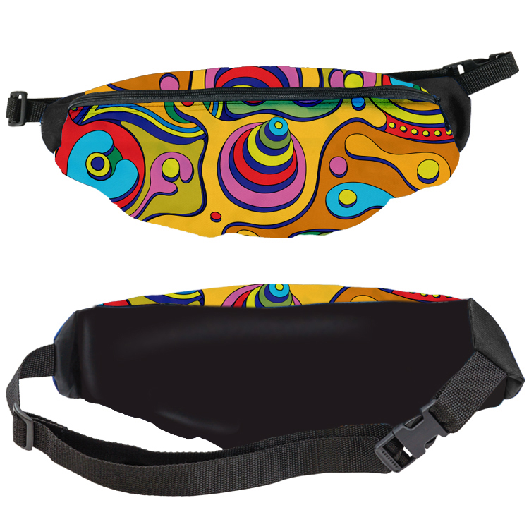 Wide Full Color Front Only Fanny Pack 1