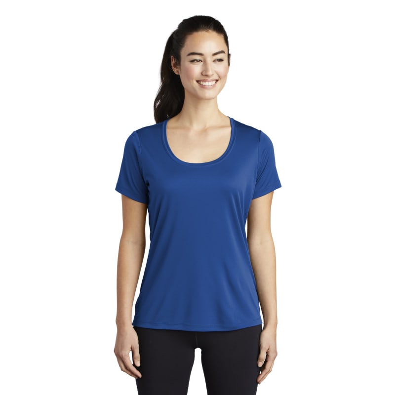 Sport-Tek Women's Posi-UV Pro Scoop Neck Tee. 31