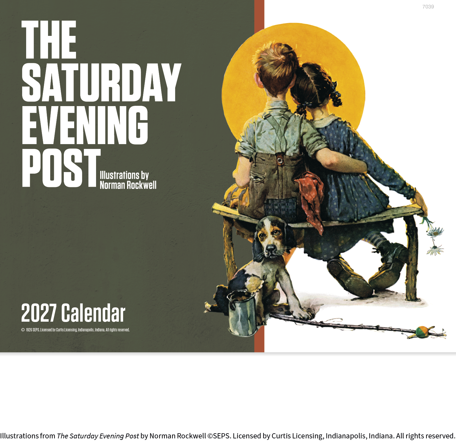 Good Value™  The Saturday Evening Post Illustrations by Norman Rockwell – Stapled Calendar 40