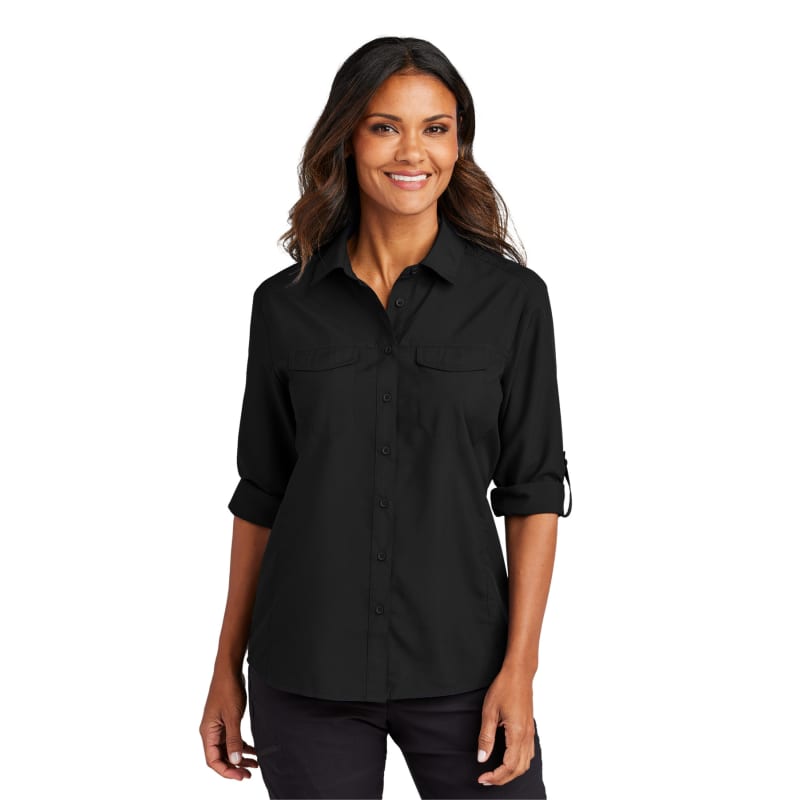 Port Authority Ladies Long Sleeve UV Daybreak Shirt 7