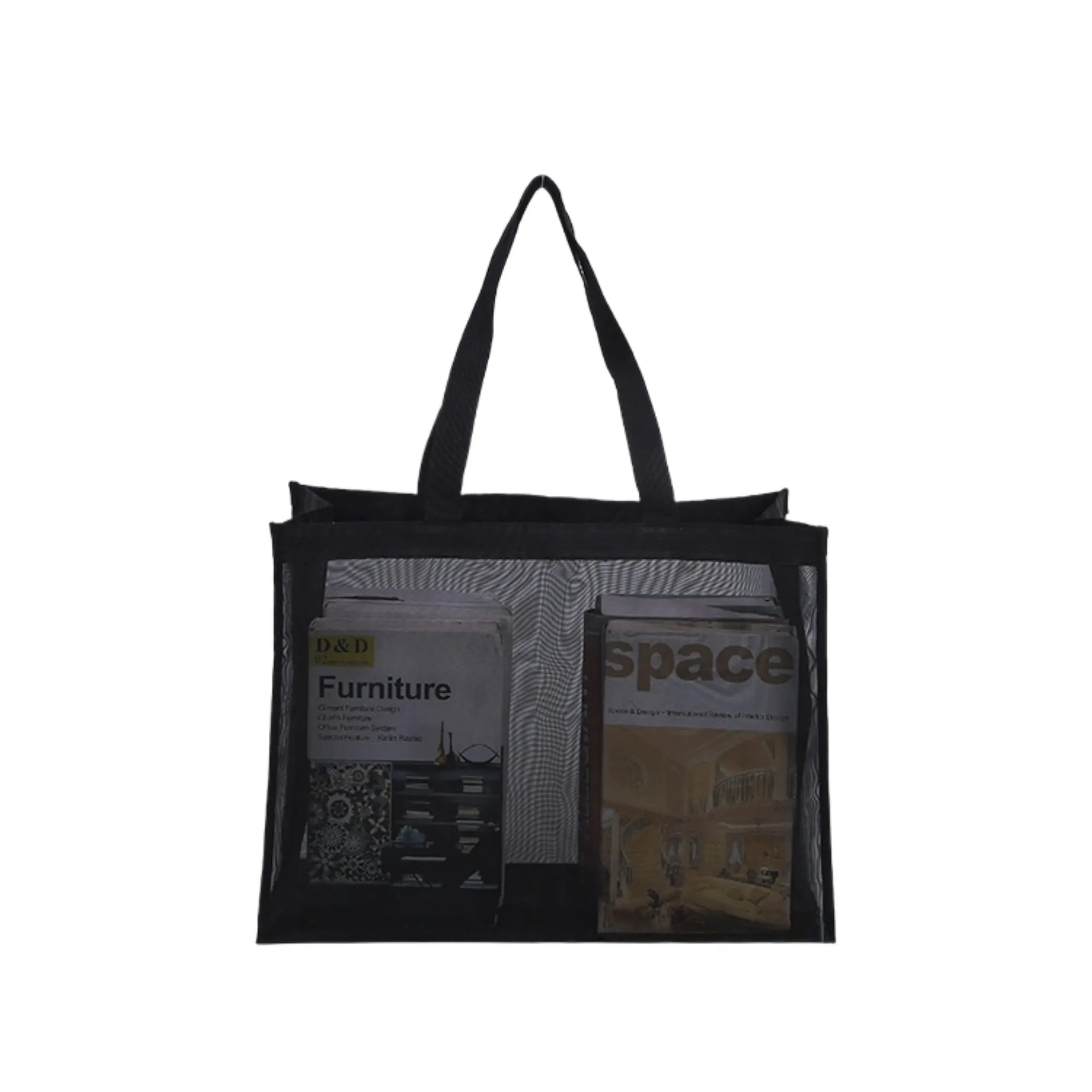 Large Mesh Nylon Tote Bag Lightweight 5