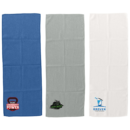 Gridiron 12" x 32" Waffle Microfiber Sports Towel 7