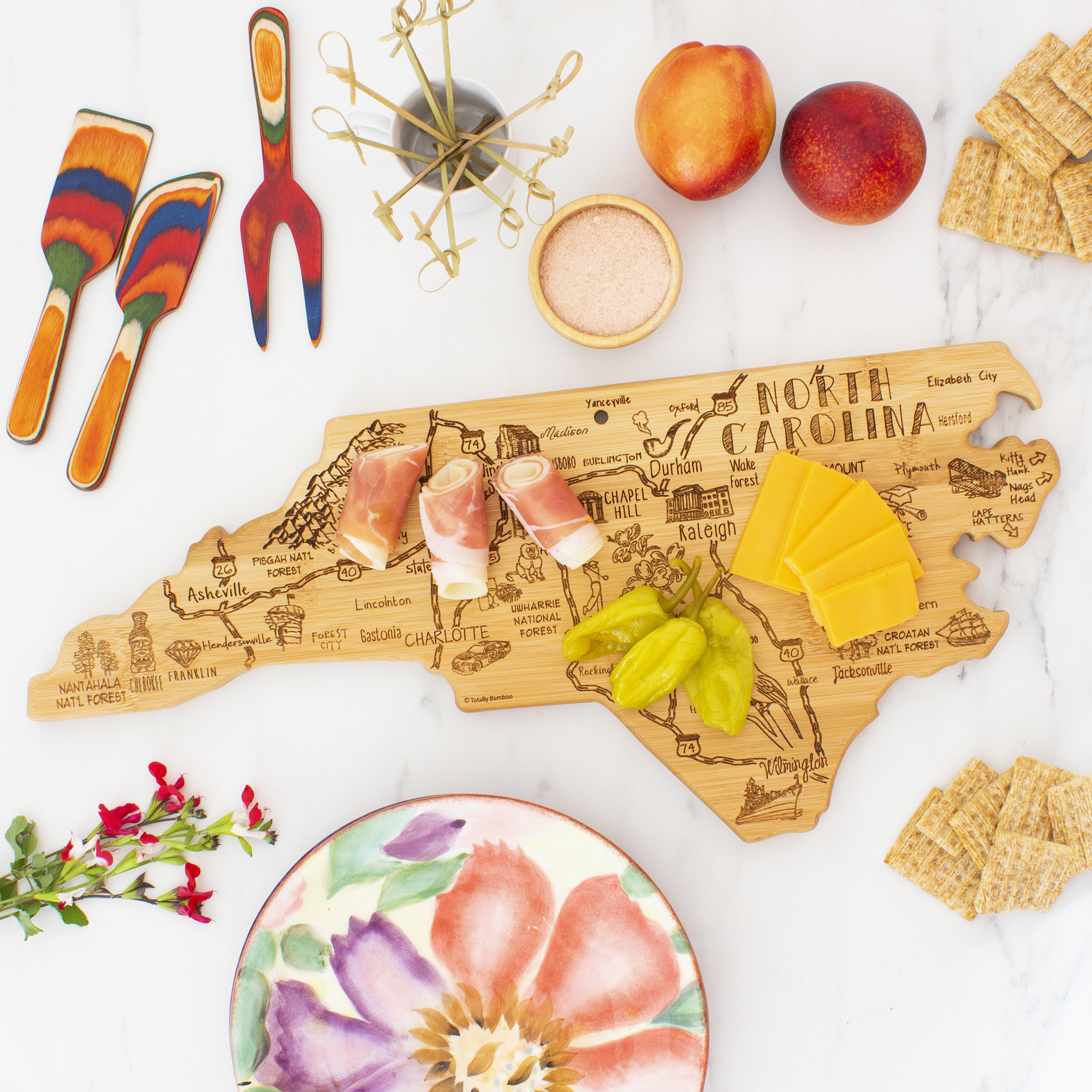 Destination North Carolina Cutting & Serving Board 5