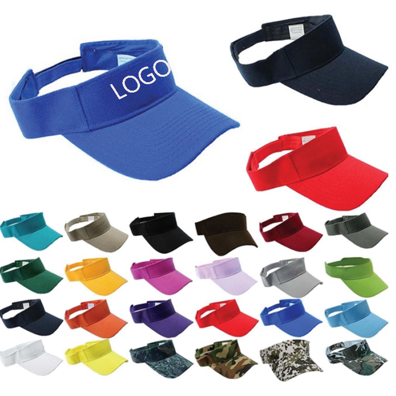 100% Cotton Sun Sports Visor for Women and Men 1