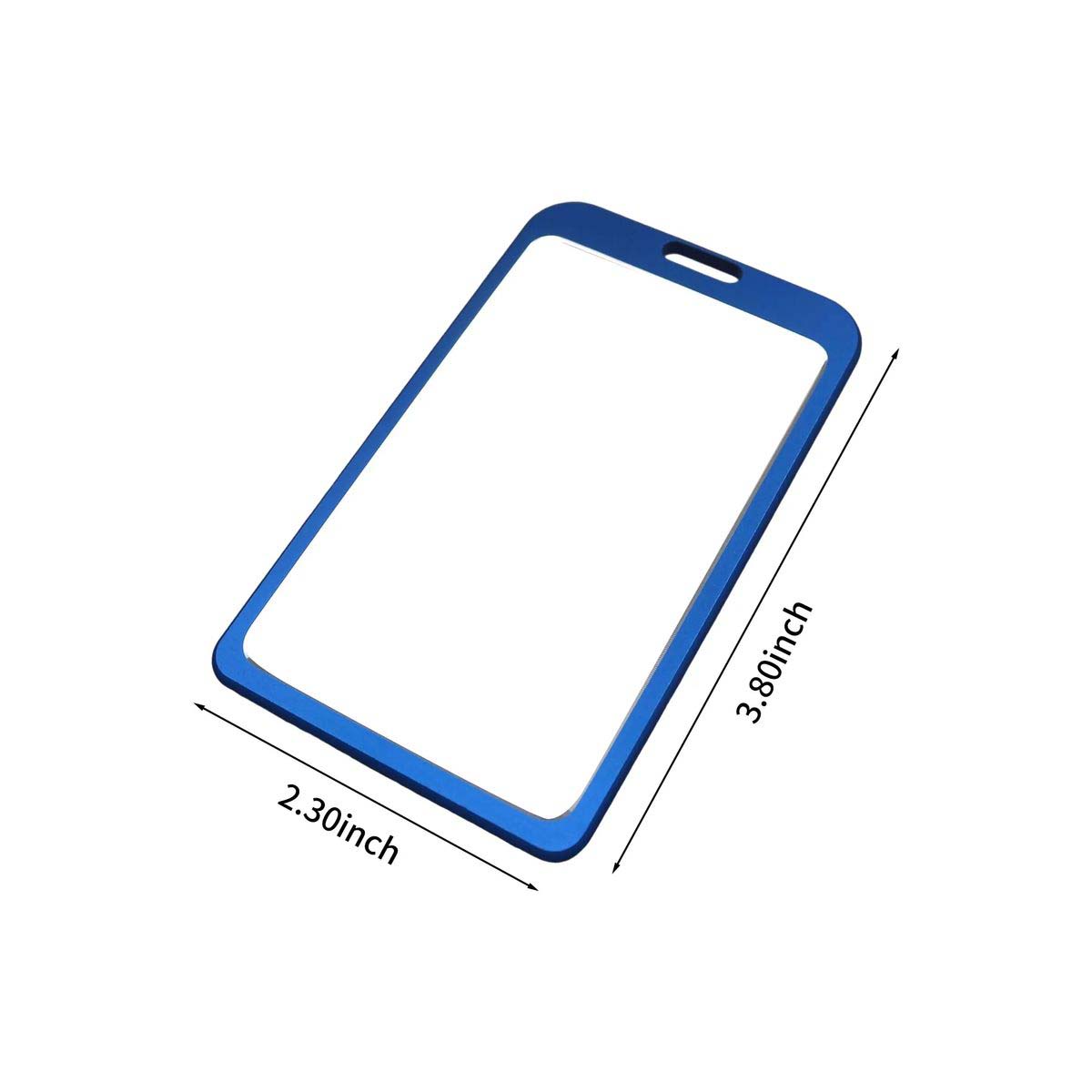 Portable Badge Holder Metal with Lanyard 3