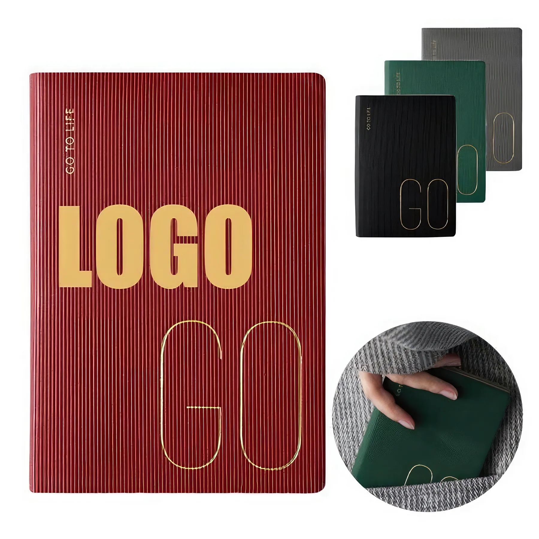 PU Leather A7 Business Travel Journal Pocket Notebook 2