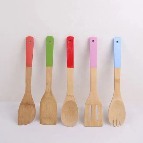 Eco-Friendly Bamboo Spatula Set 1