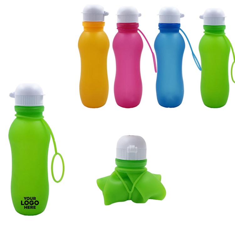 17oz Portable sports silicone roll cup 3