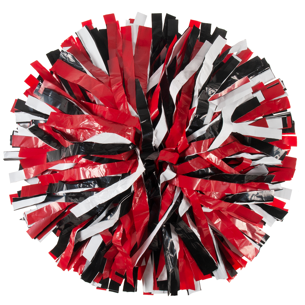 Custom Plastic Show Pom - Mixed Colors 62