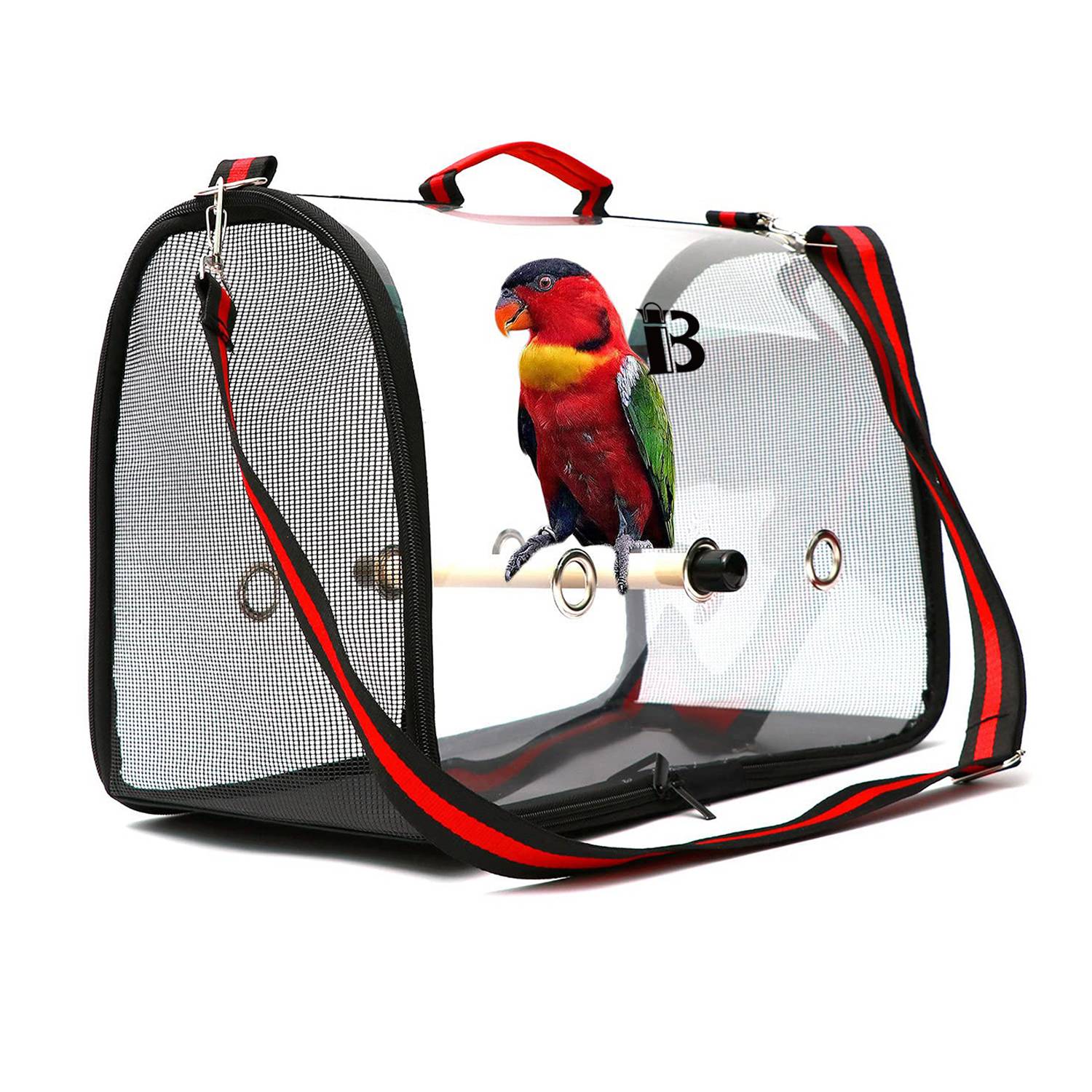 Portable Breathable Transparent Cage Bird Carrier Bag 2