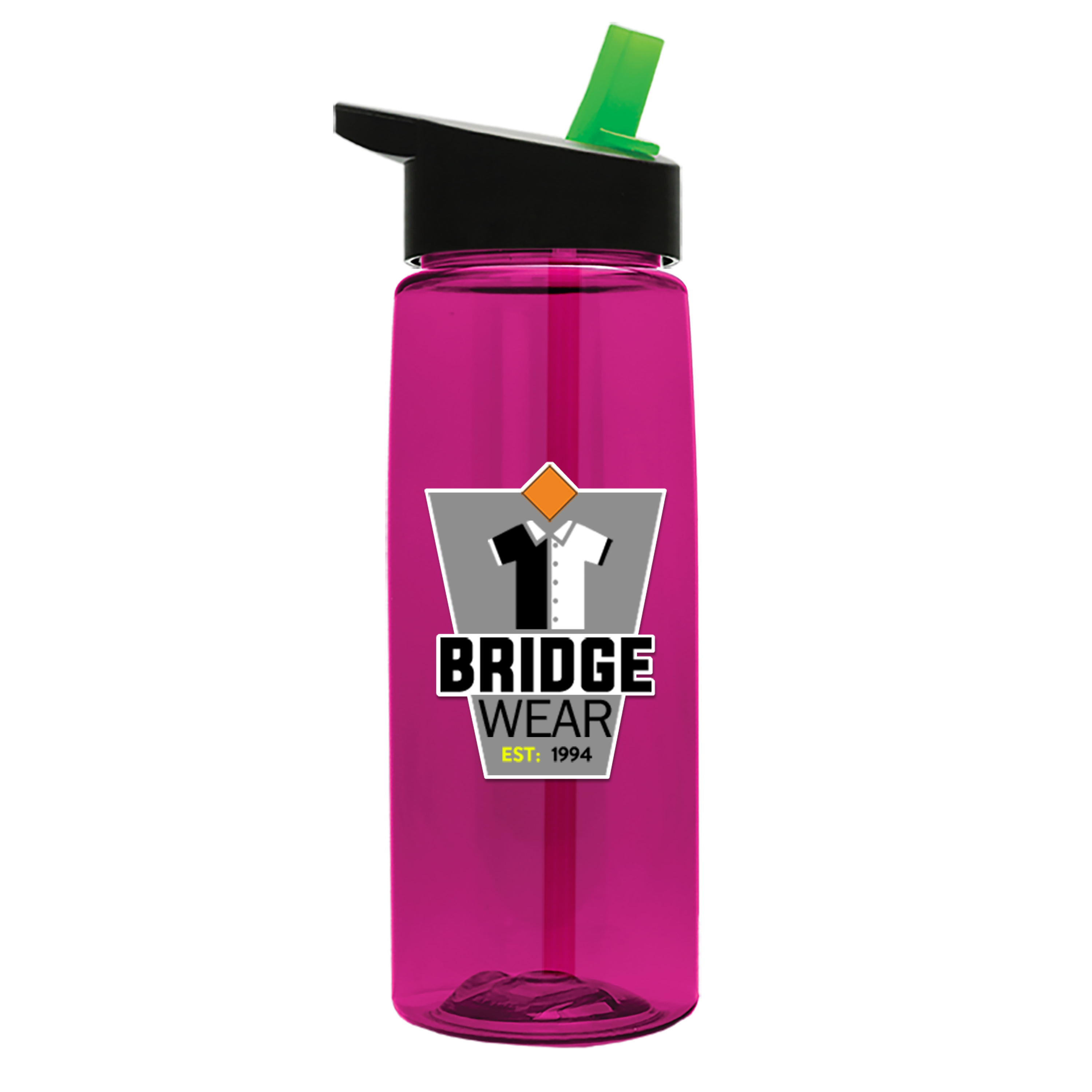 Garyline® Flair Tritan® Bottle with Flip-Straw Lid - 26 oz. 156