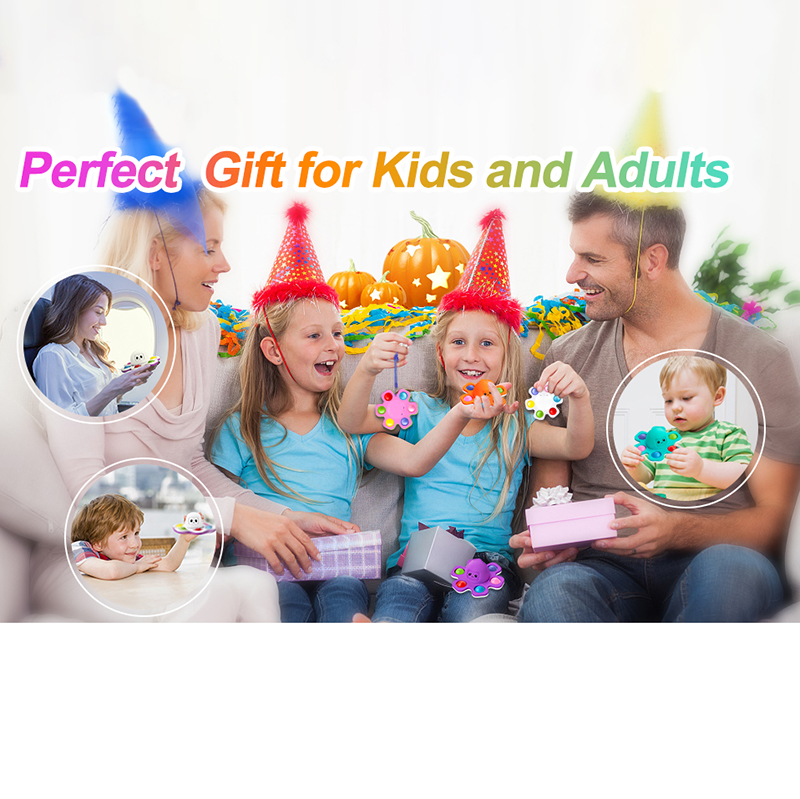 Octopus Face-Changing Bubble Sensory Toy 2