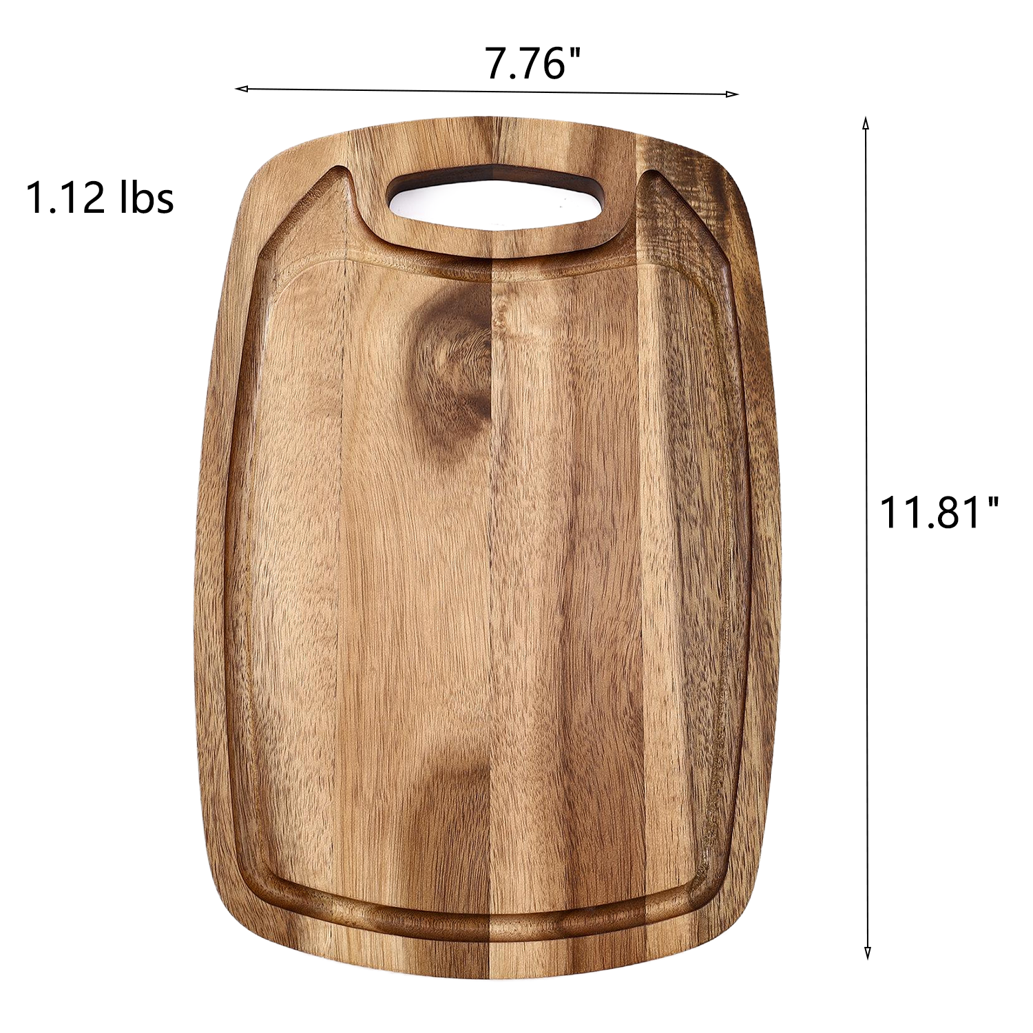 Eco-friendly Natural Acacia Wood Slot Cutting Board 12