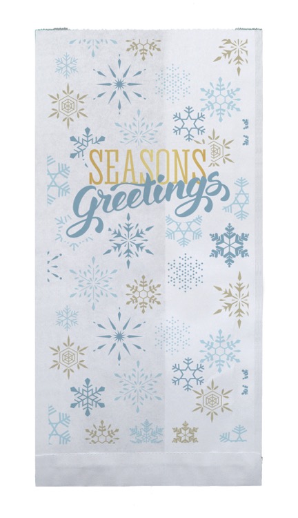 Christmas Scatter Design 2 Merchant Paper Bags (5" x 10" x 2") 2