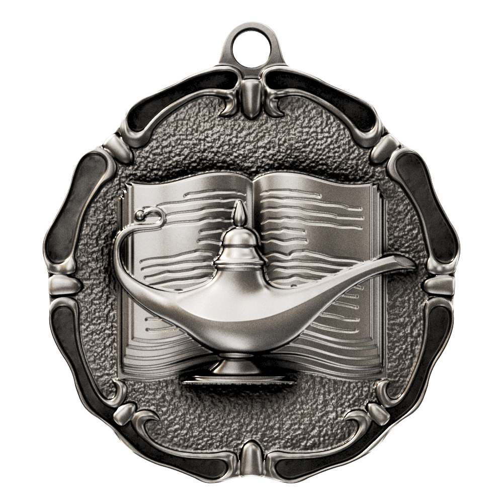 Limited Edition Medal - Book & Lamp 3