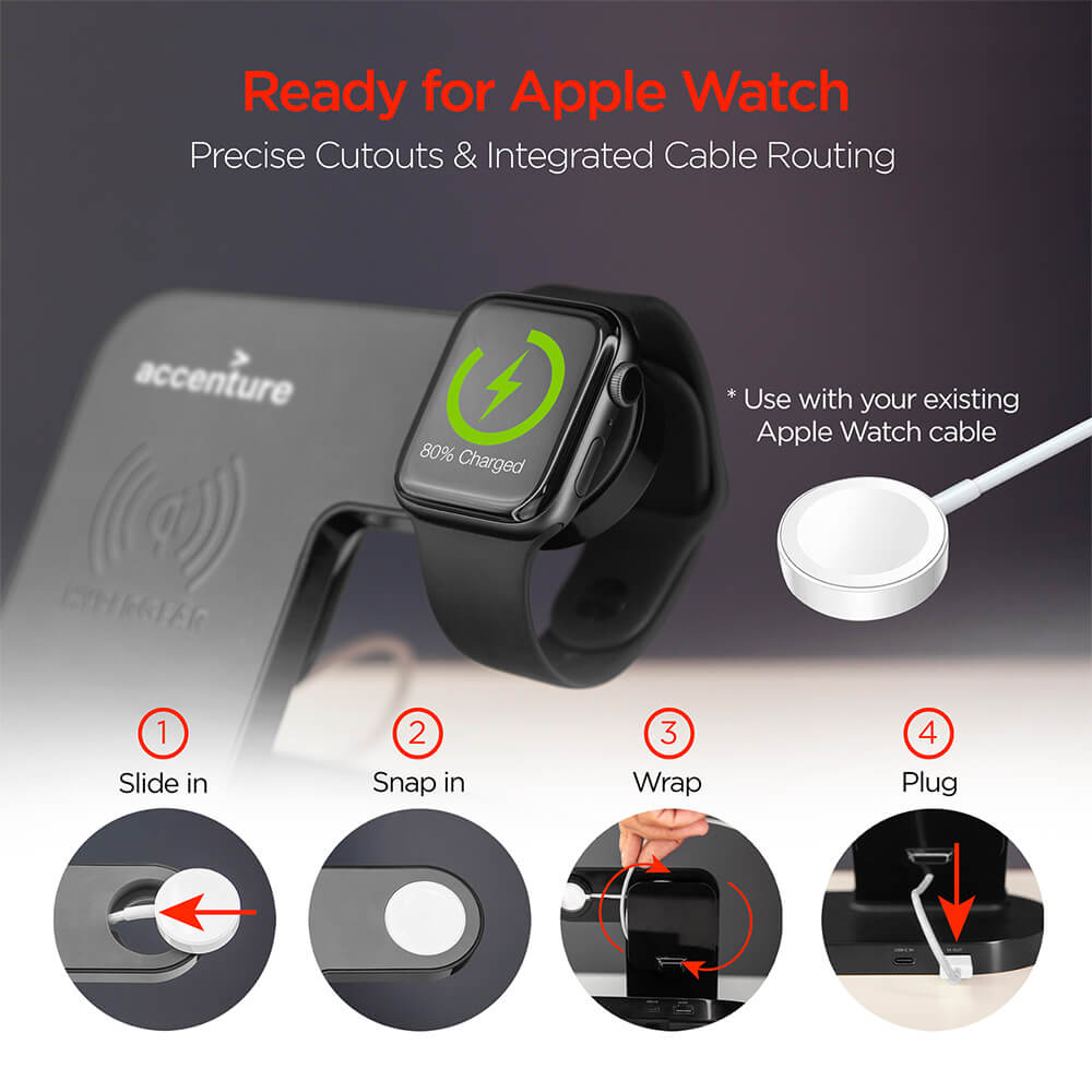 HyperGear 3-in-1 Wireless Charging Dock 14