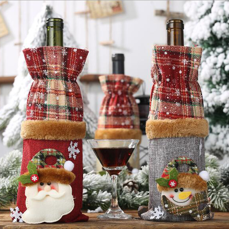 Christmas Wine Bottle Decoration Bag 9