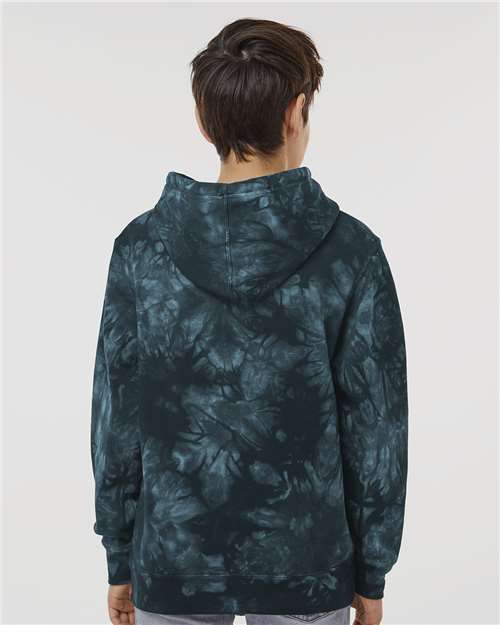 Youth Midweight Tie-Dyed Hooded Sweatshirt - PRM1500TD 10