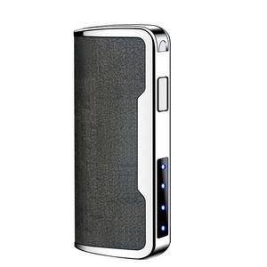 Stylish PU Leather E Arc Lighter With Built In Flashlight 27