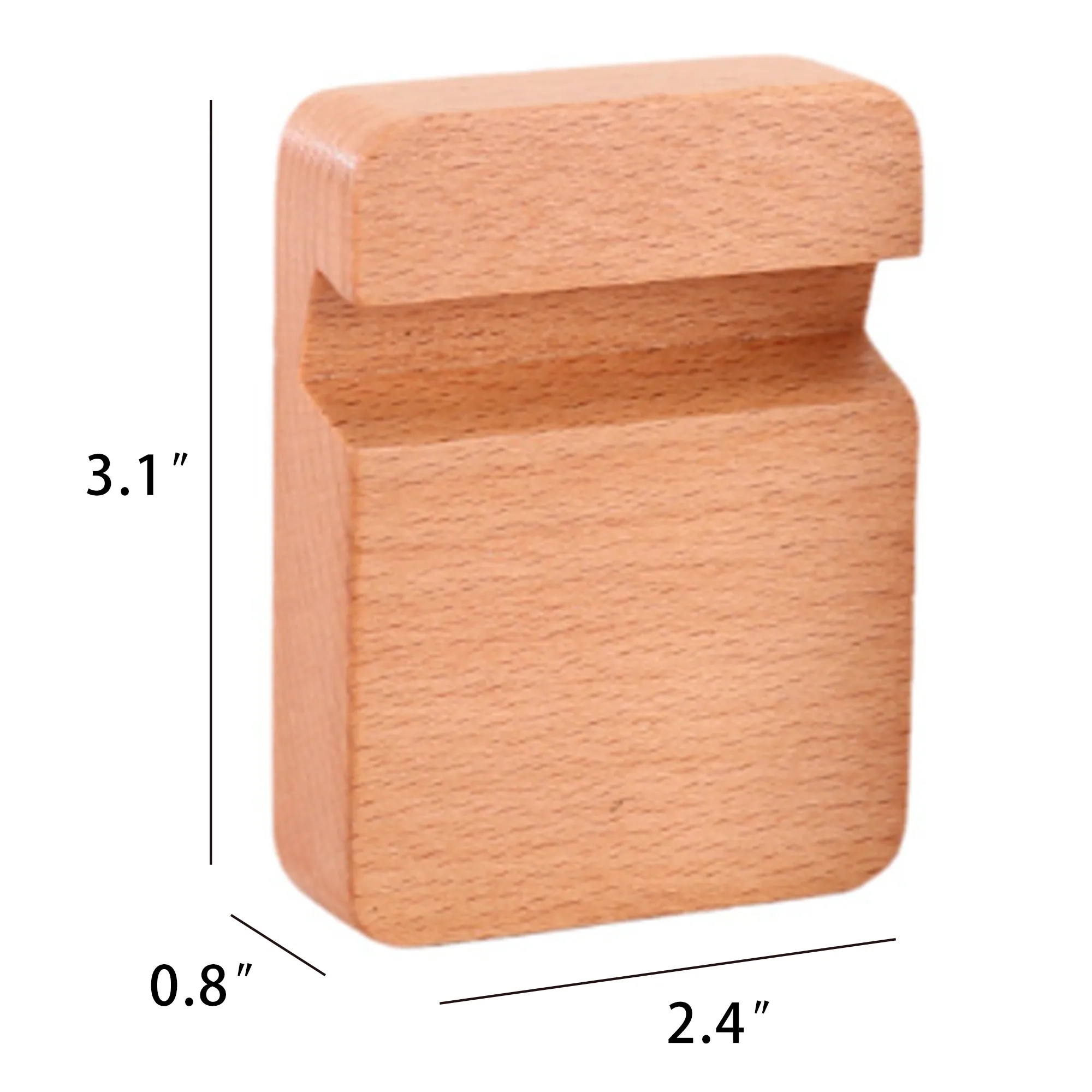 Bamboo Wood Carving Phone Holder 3
