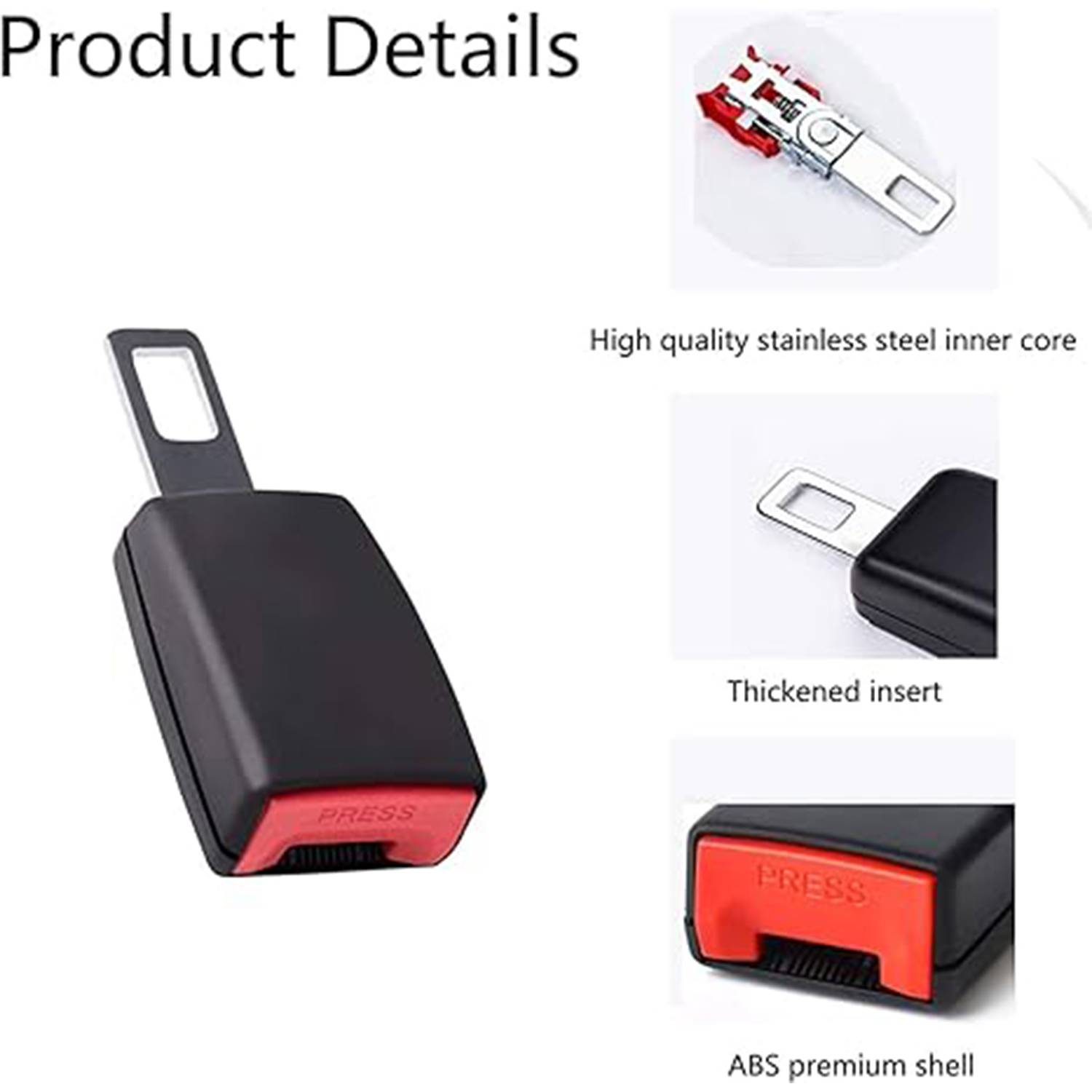 2PCS Seat Belt Extender 3