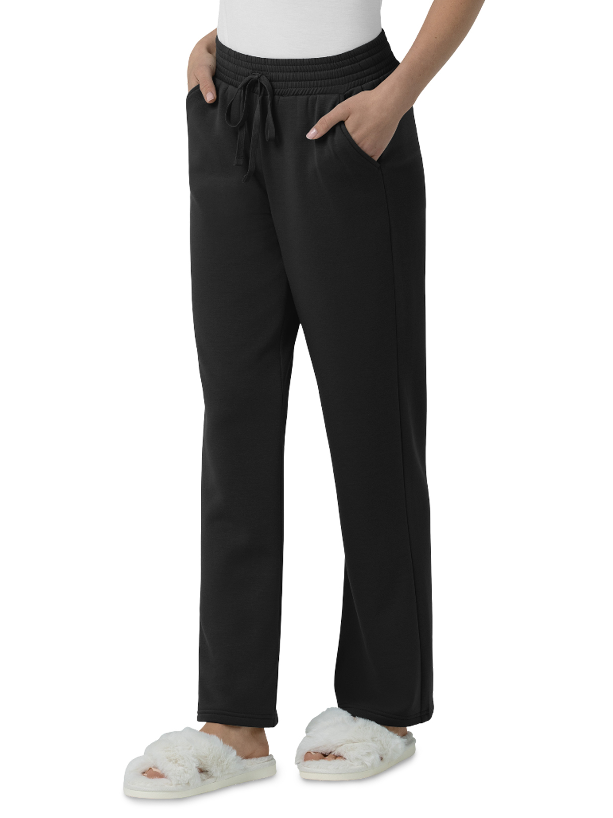 Wink- Unwind & Lounge - Women's Two-Pocket Wide Leg Pant 12