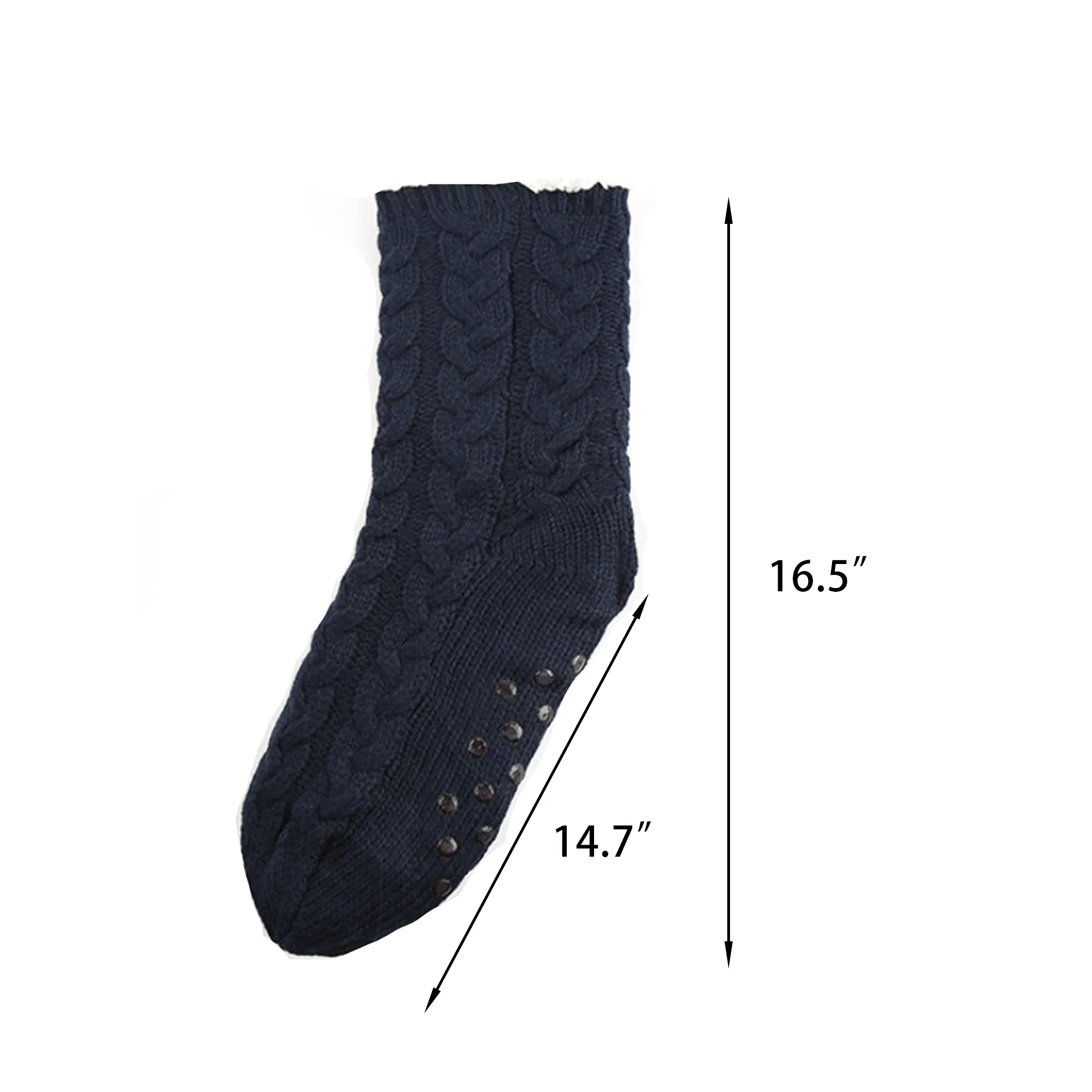 MOQ50 Anti Slip Plush Sleep Socks 3