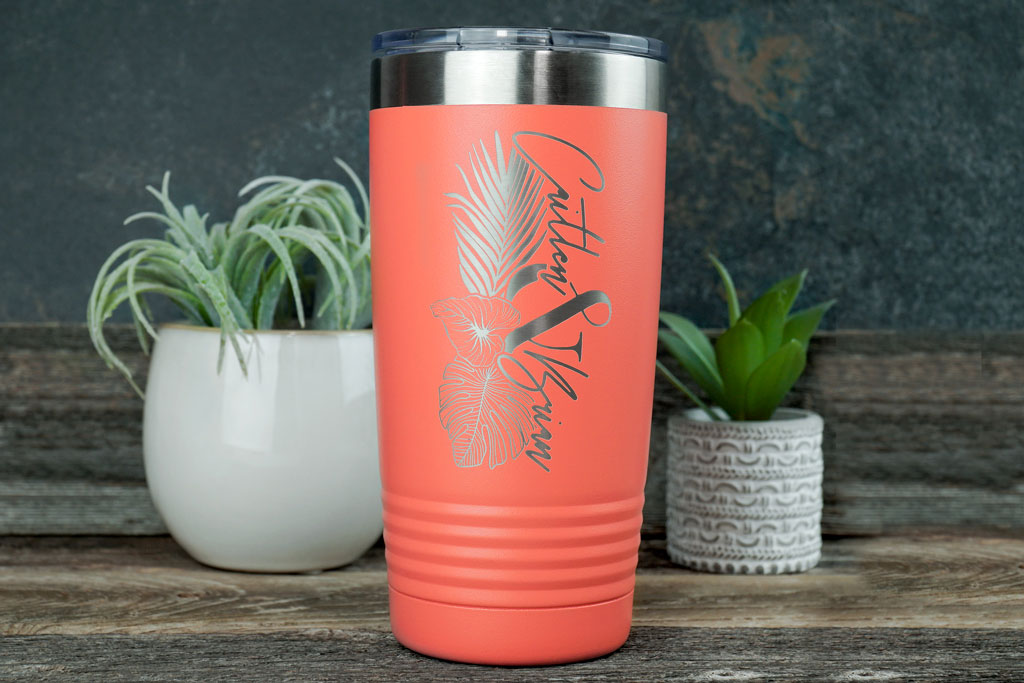 20 oz Leatherette Polar Camel Metal Tumbler 5