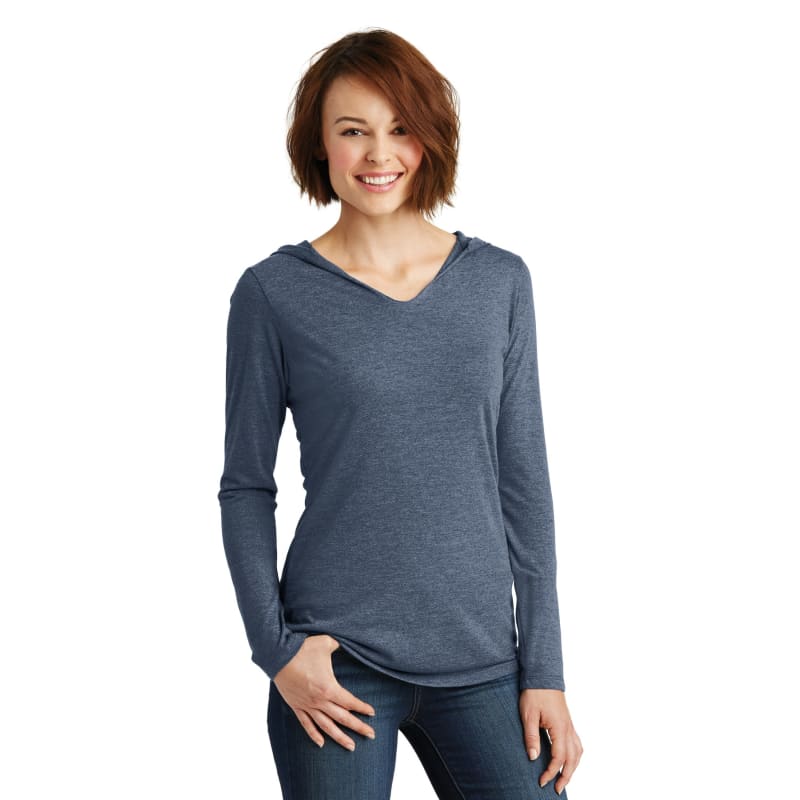 District Women's Perfect Tri Long Sleeve Hoodie. 19