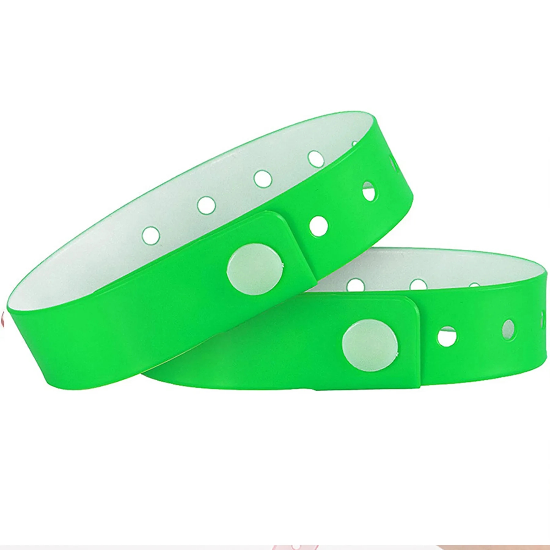 High Quality Waterproof Custom Color PVC Vinyl Wristbands 5