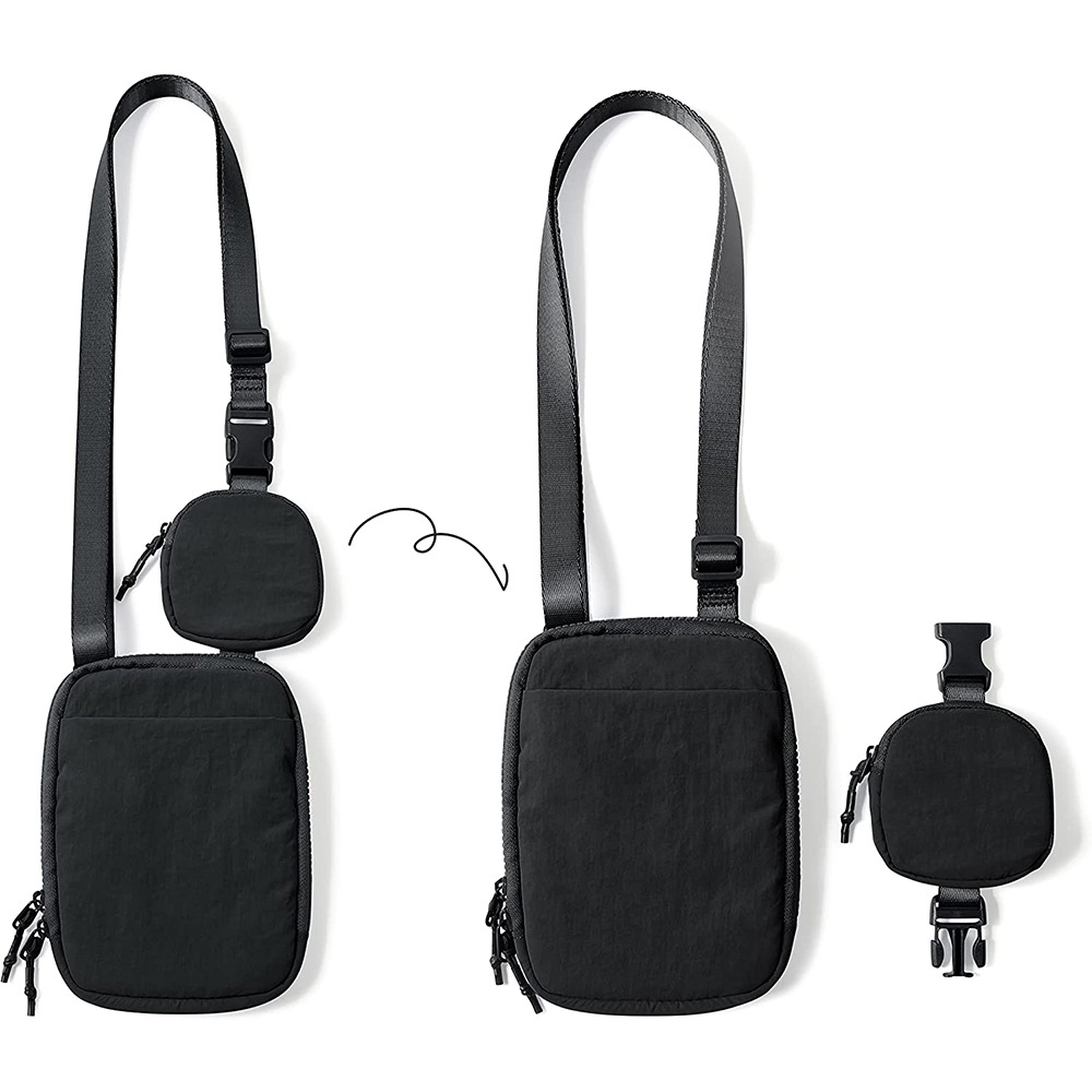 Nylon Crossbody Bag With A Mini Wallet 4