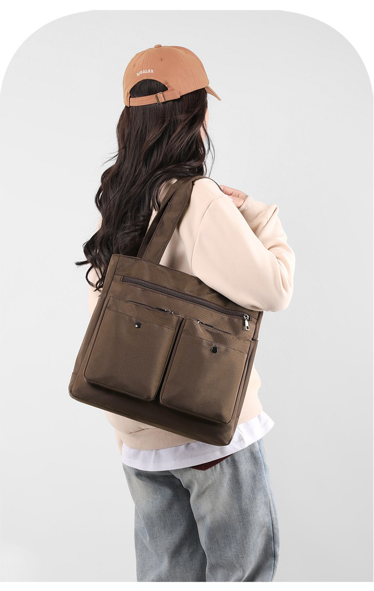 Waterproof Nylon Multi Pocket Shoulder Bags 3