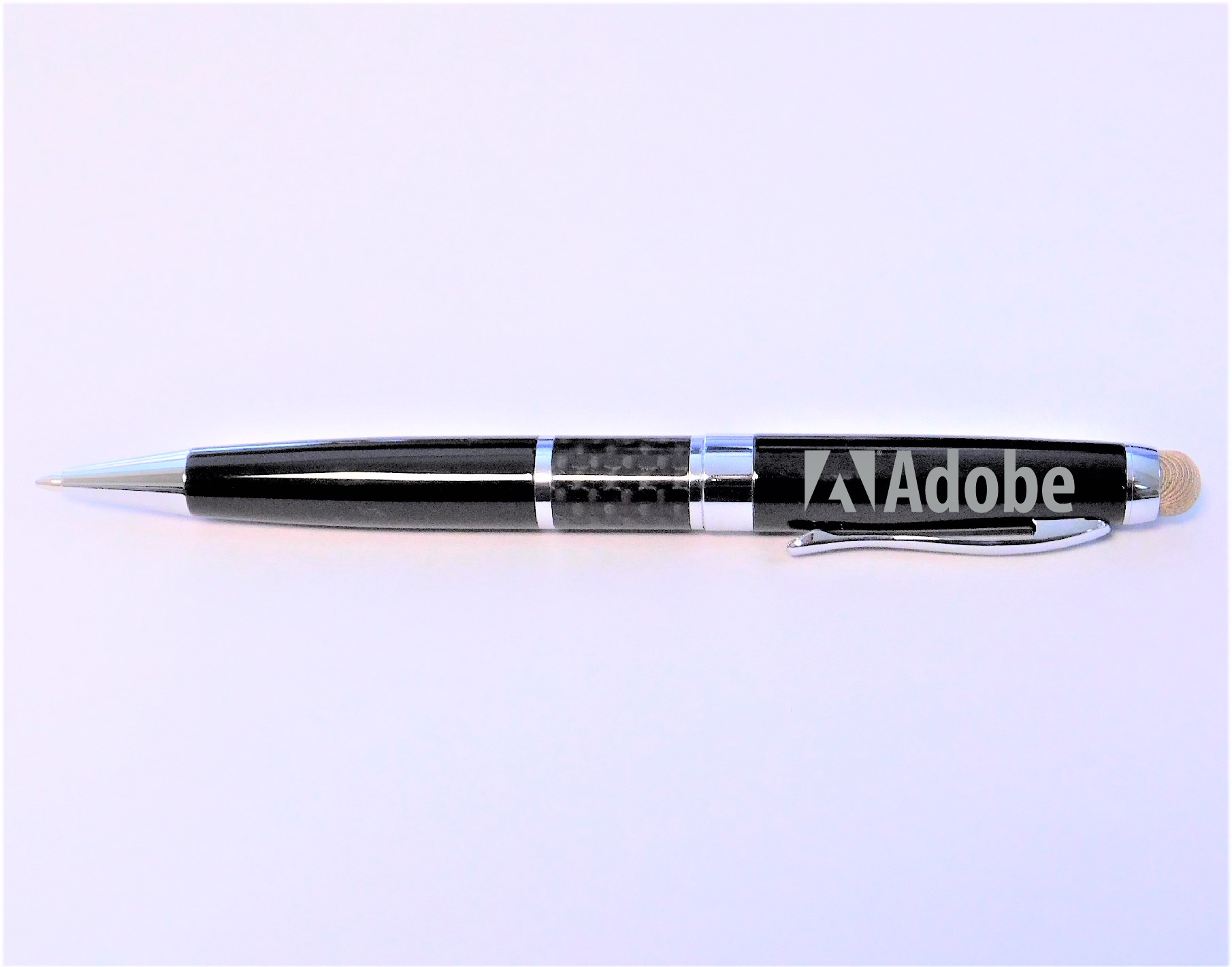 Executive High Carbon Fiber Brass Stylus Pen with Gift Box 3