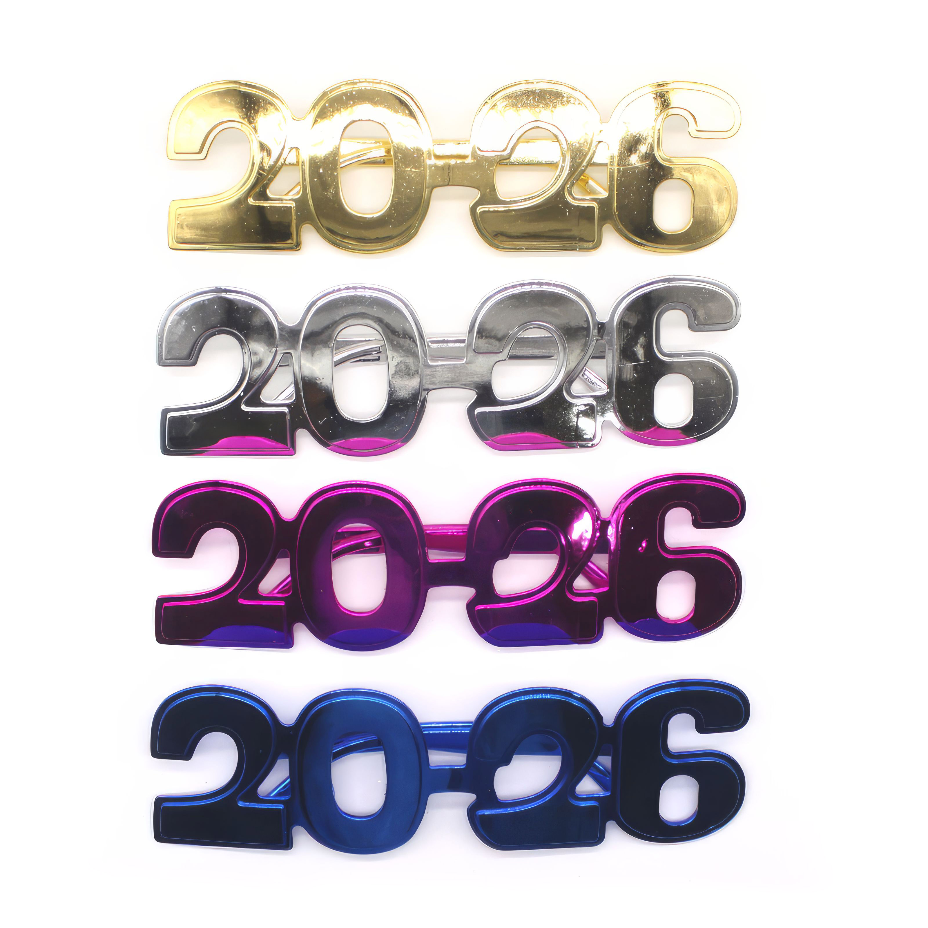 2026 Cutout New Year Party Glasses 4