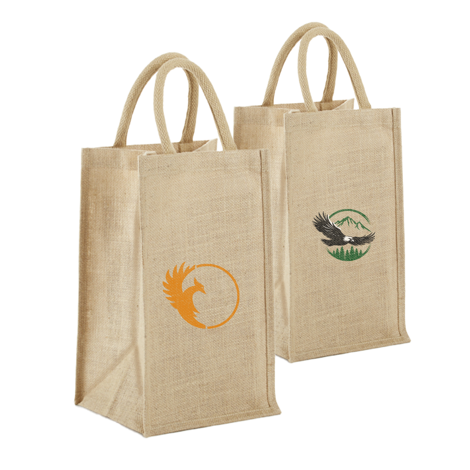 Jute Tote with Long Web Handles 2
