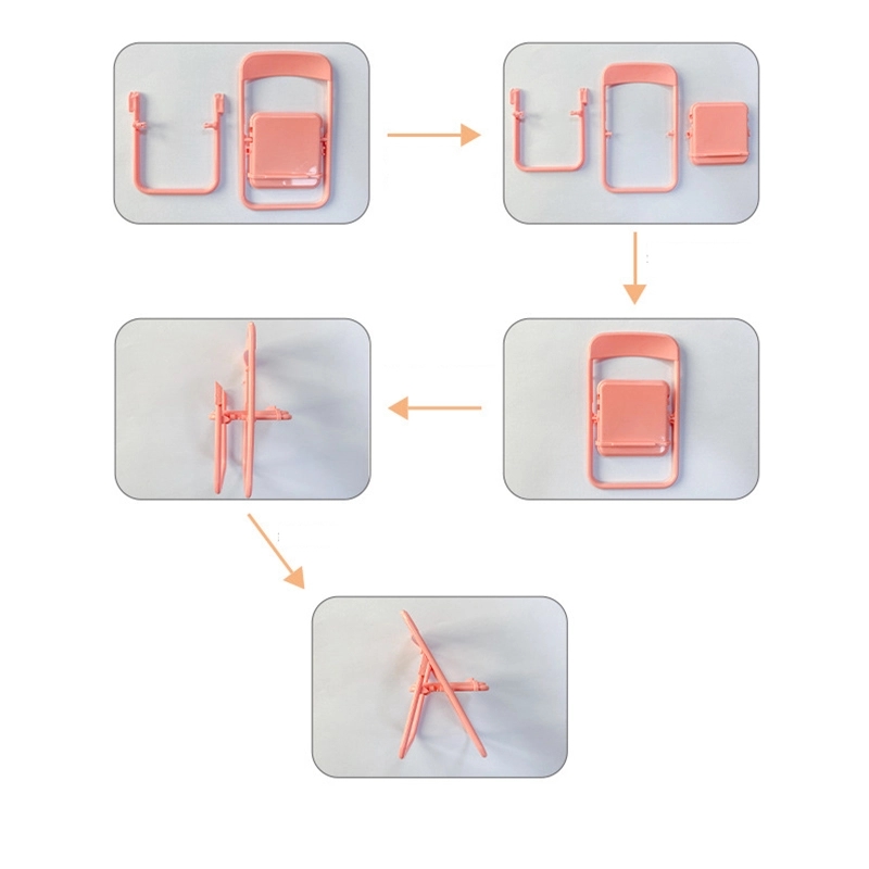 Foldable Mini Chair Cell Phone Stand 7
