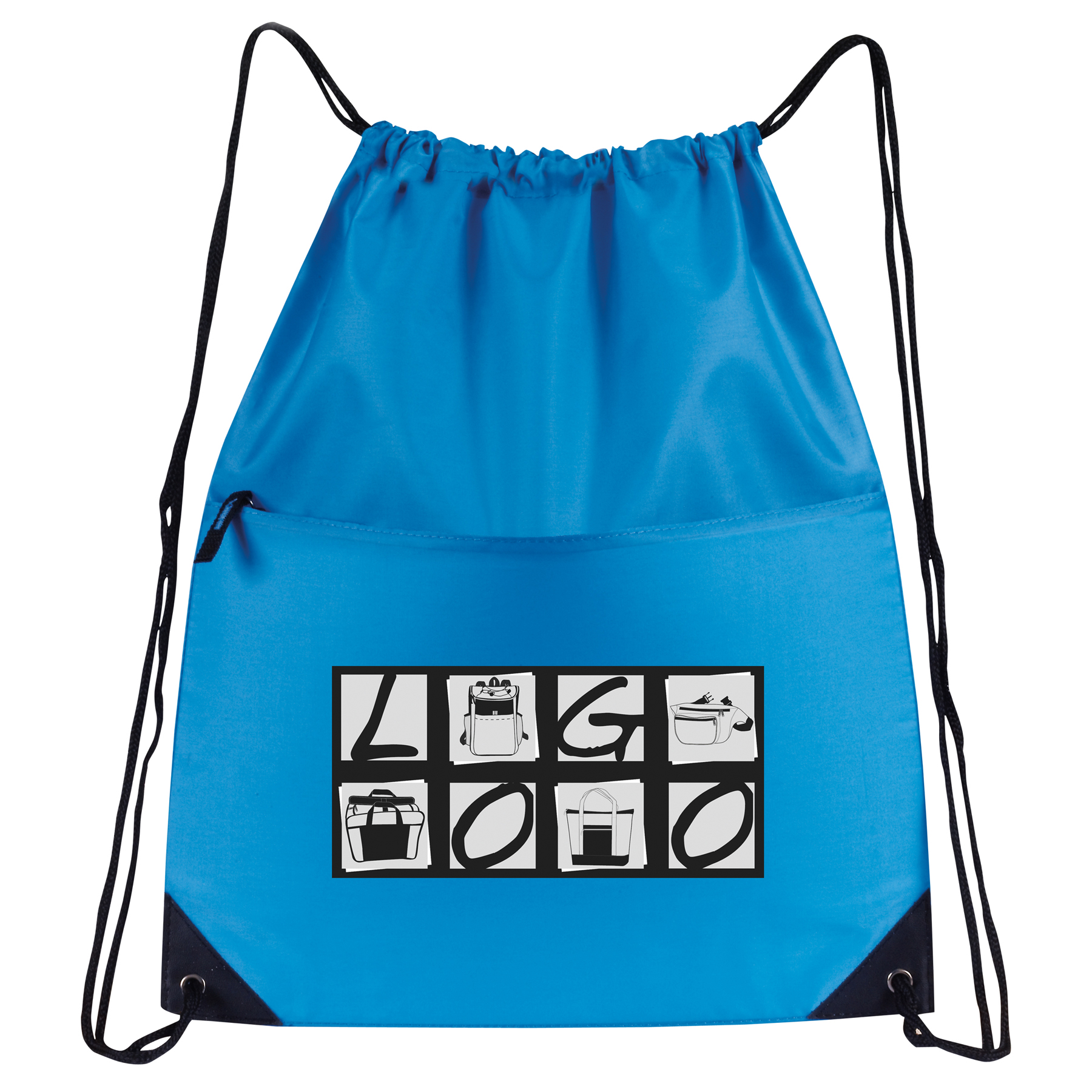 All Purpose Drawstring Tote II Bag 12