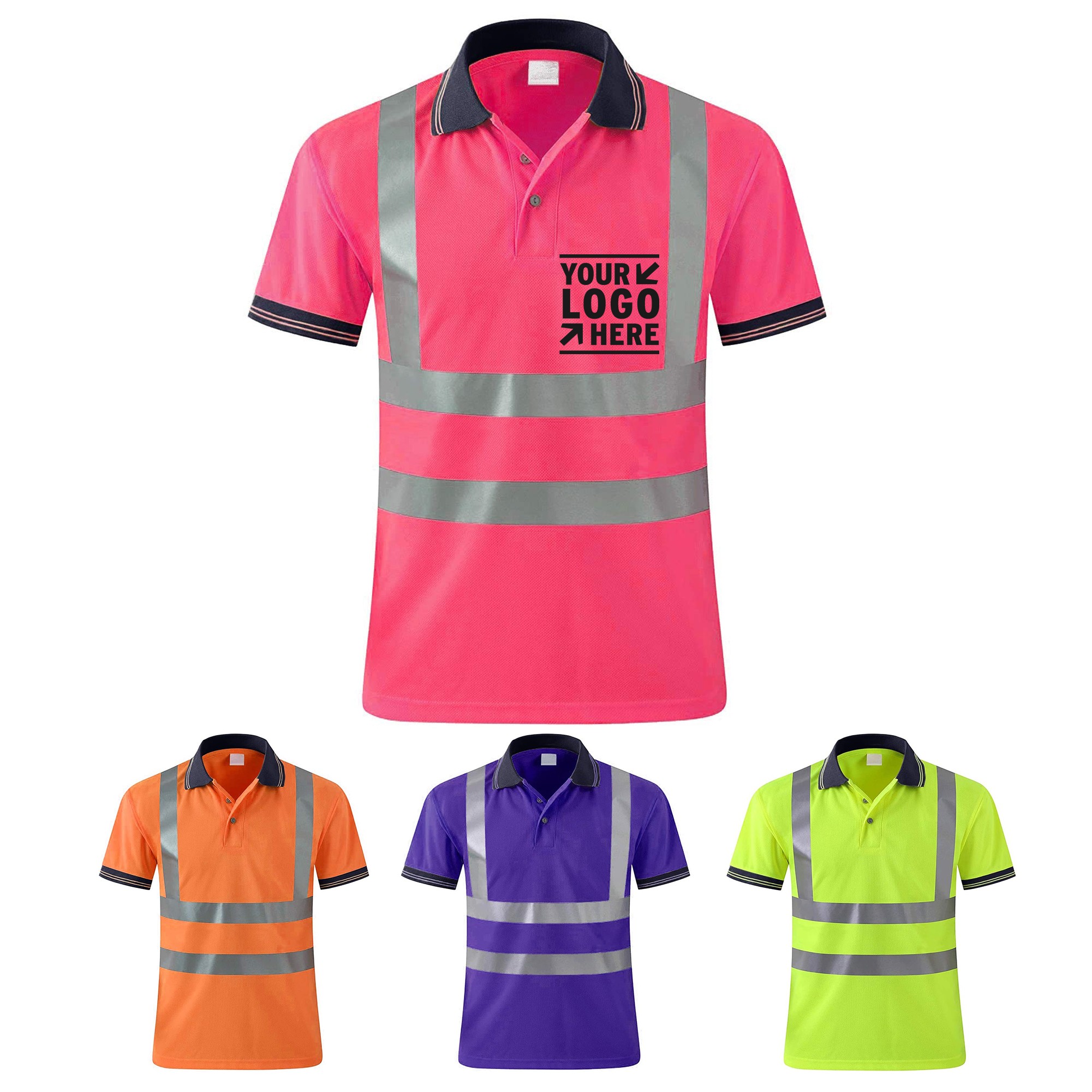 Safety Reflective Polo Shirt 2