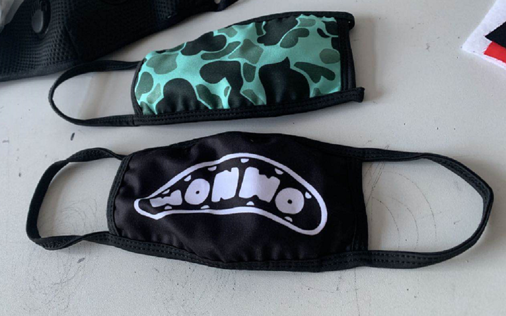 3-Ply Black Cotton Mask Full Color (Sea Shipping) 5