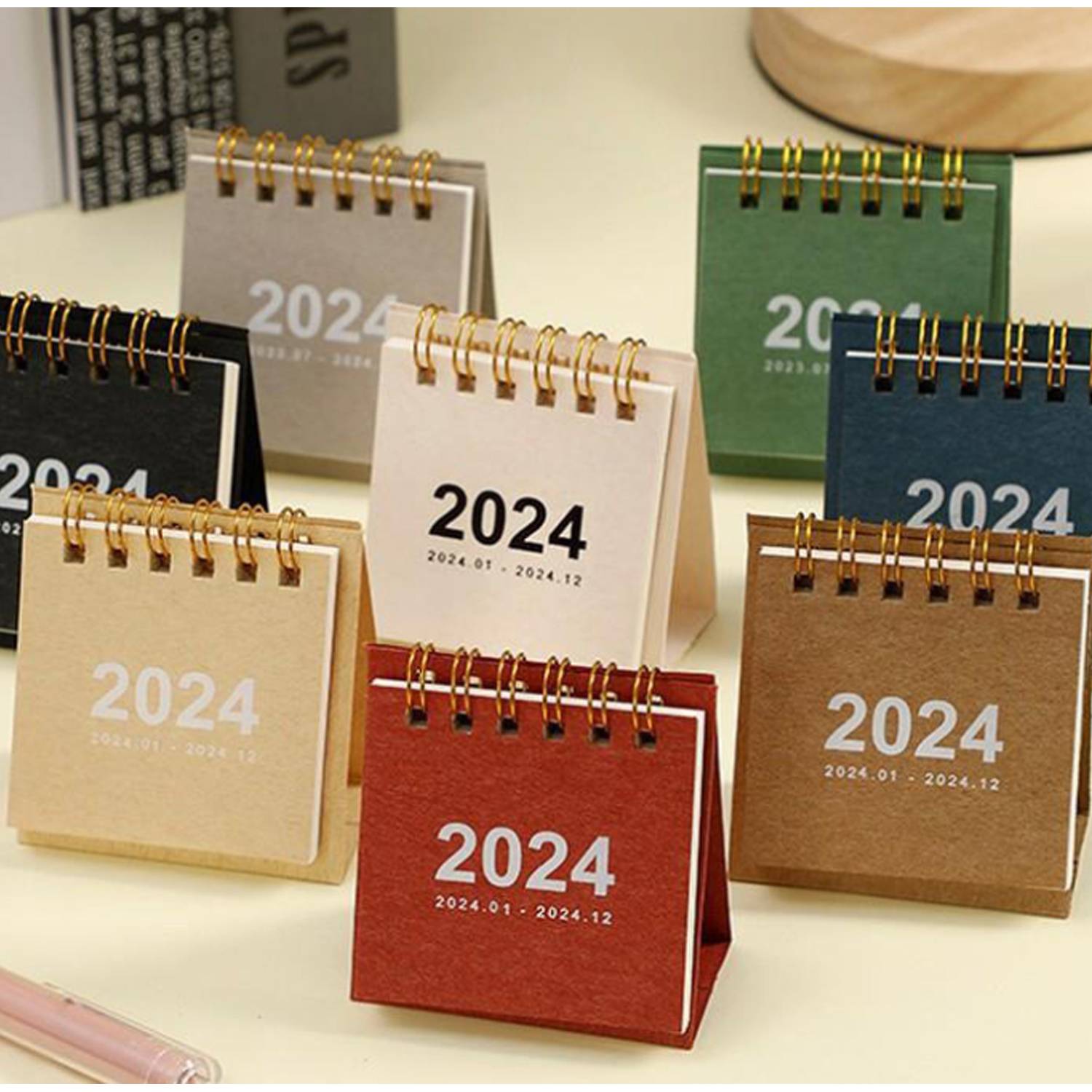 Kraft Paper Mini Desk Calendar 9