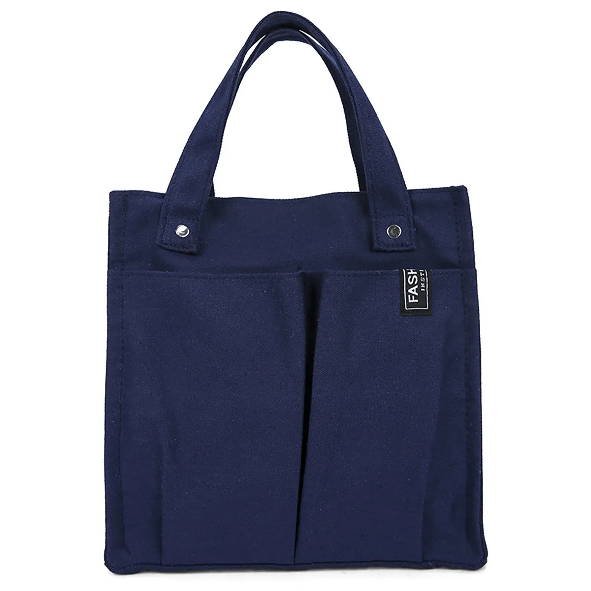 Multi-pocket Canvas Tote Bento Handbag 3