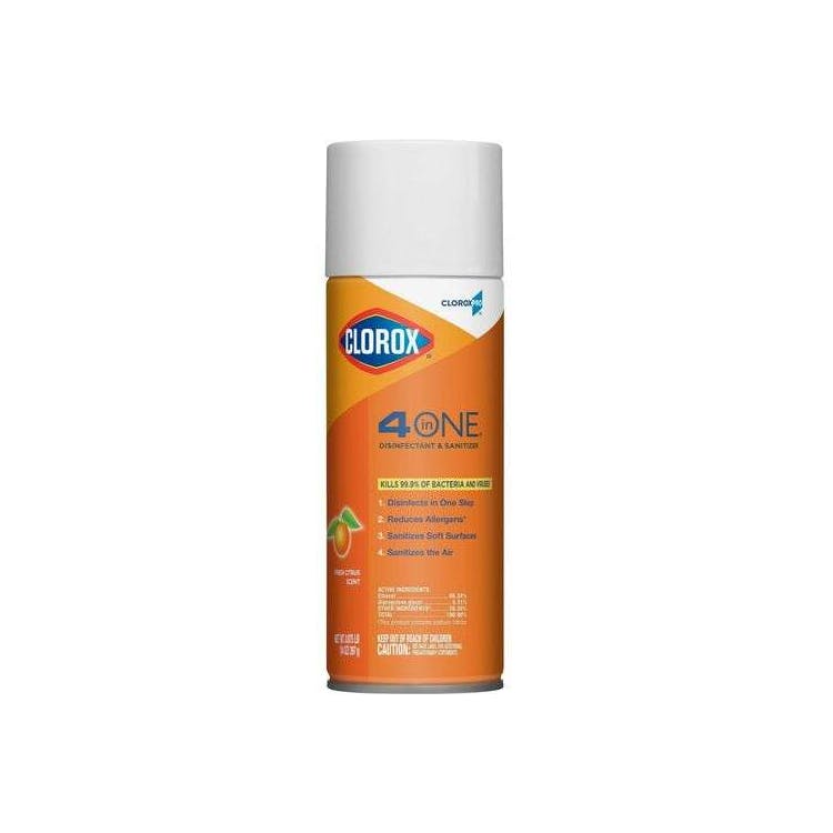 CloroxPro 4 in One Disinfectant & Sanitizer - 12 Pack Fresh Citrus 1