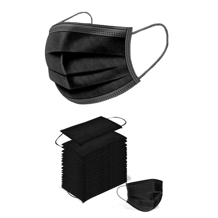 3 Ply Face Mask Black 1