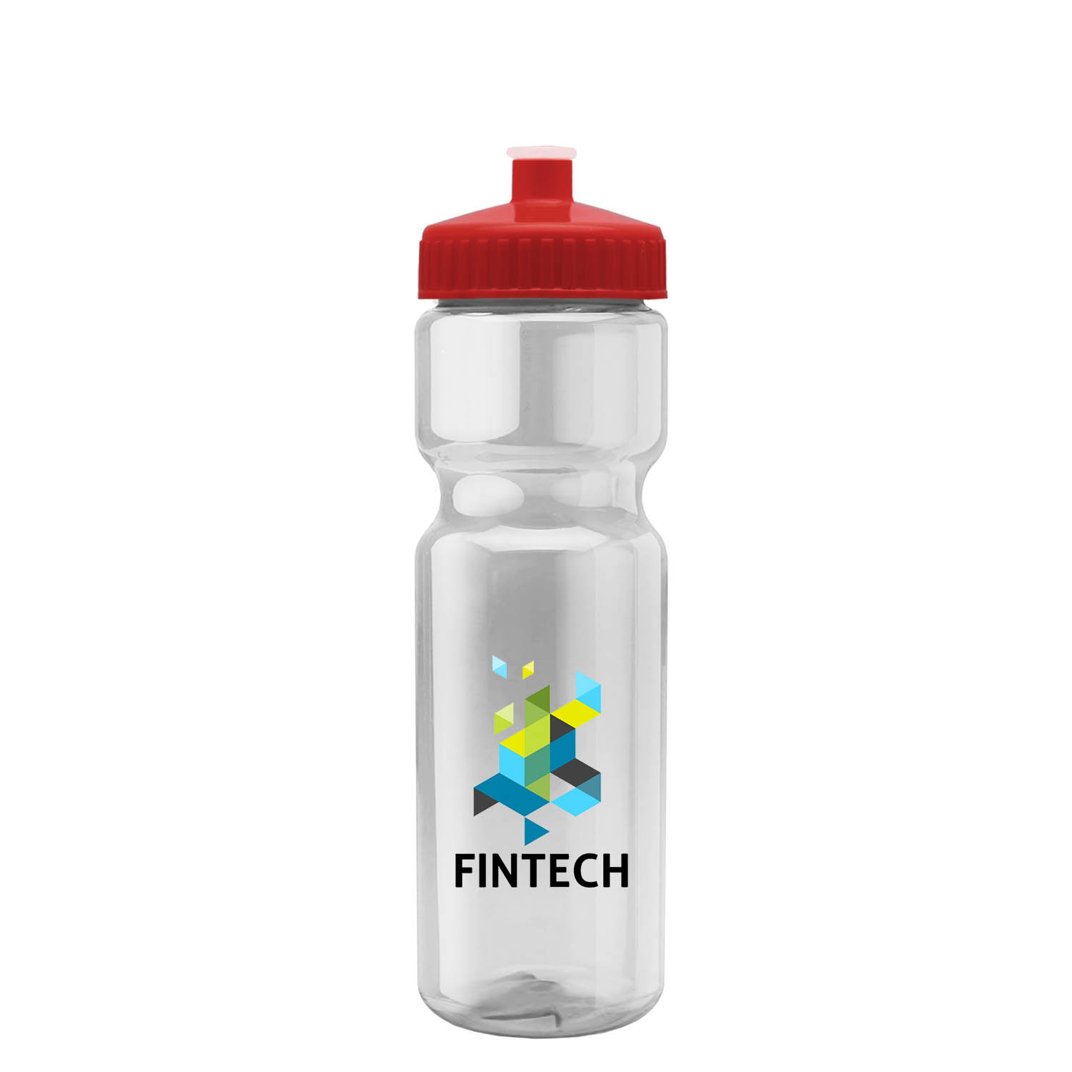 Champion - 28 oz. Transparent Bottle with Push pull and Digital Imprint 17