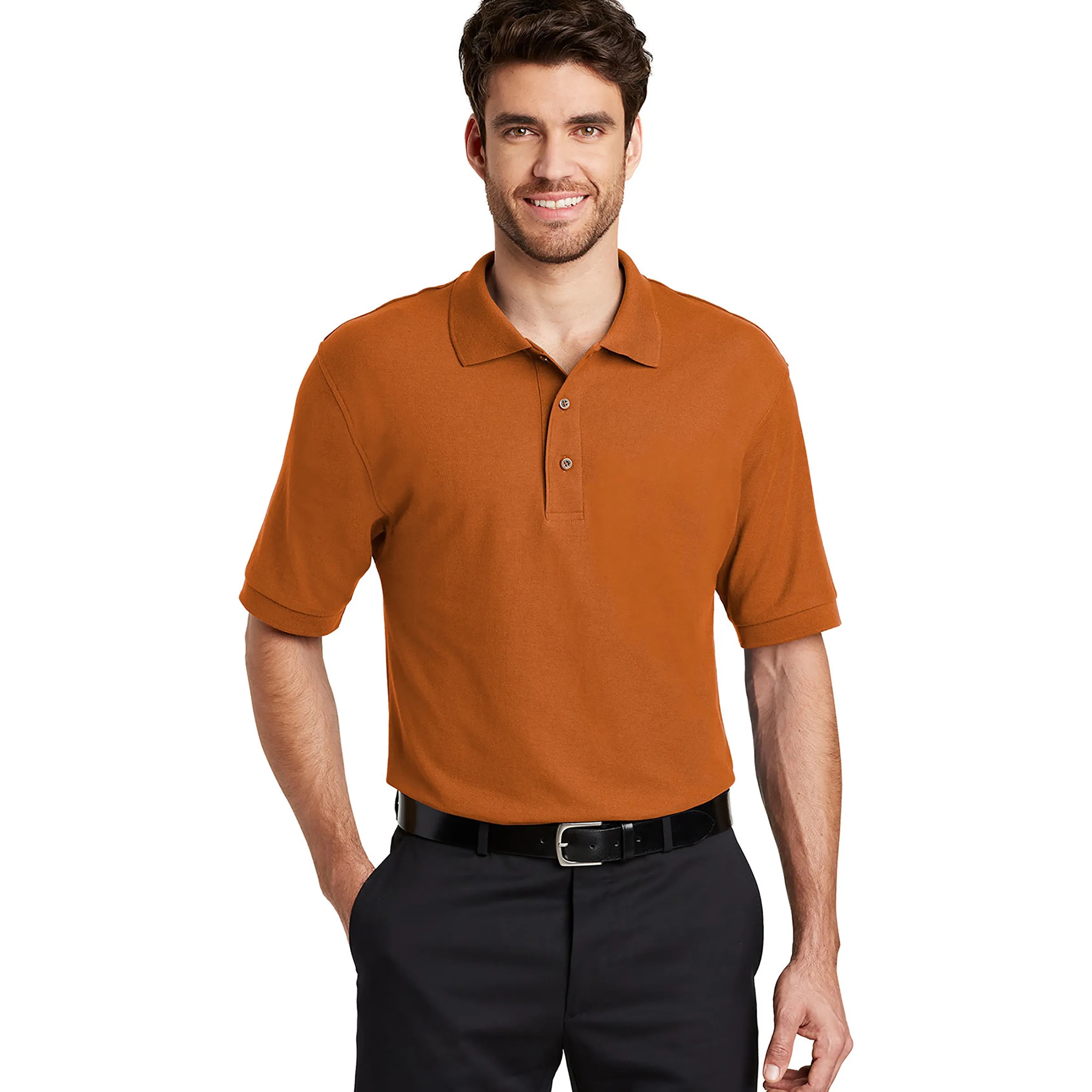 PORT AUTHORITY(R) SILK TOUCH(TM) POLO 124
