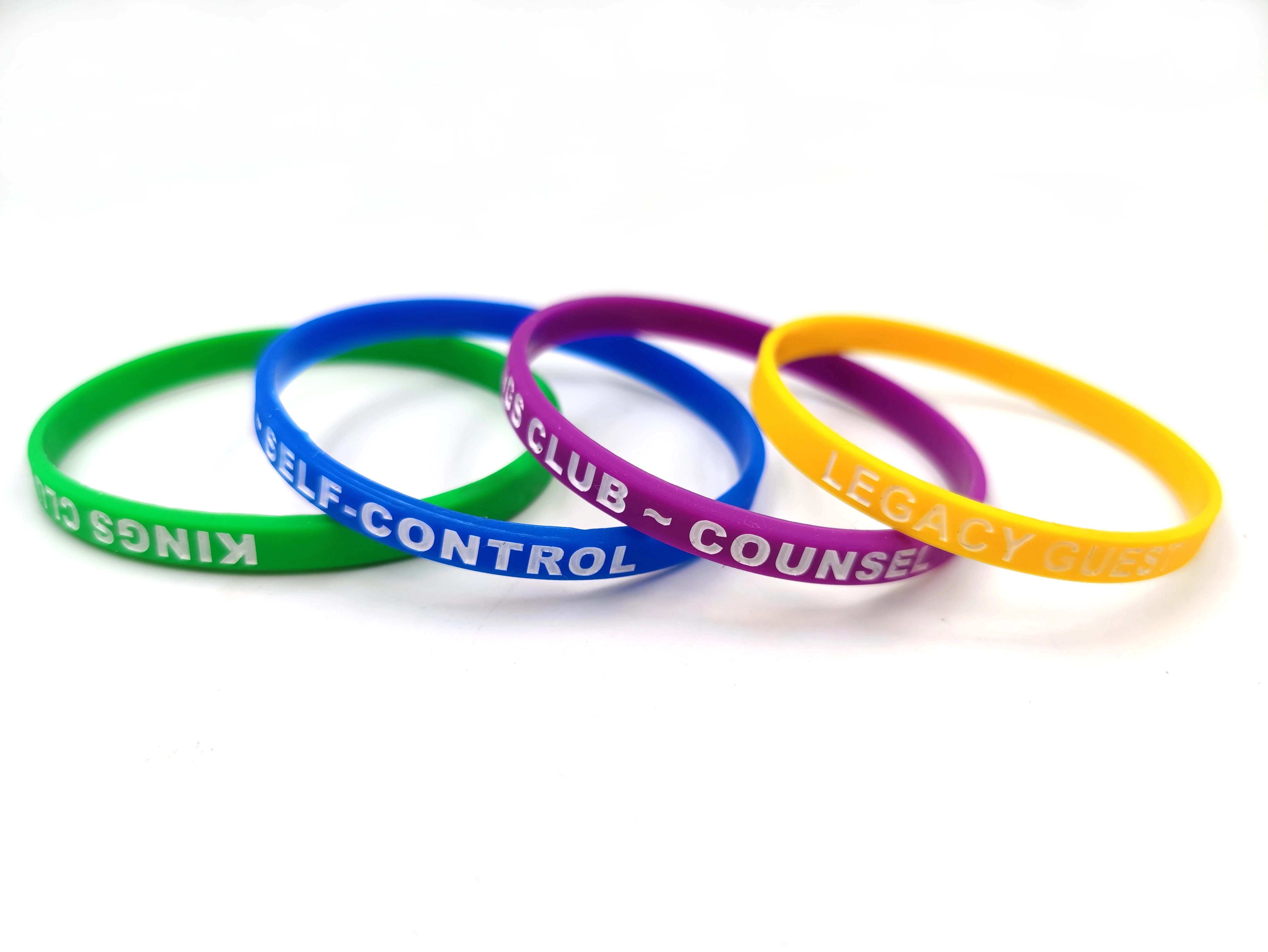 Debossed Silicone Bracelet 1