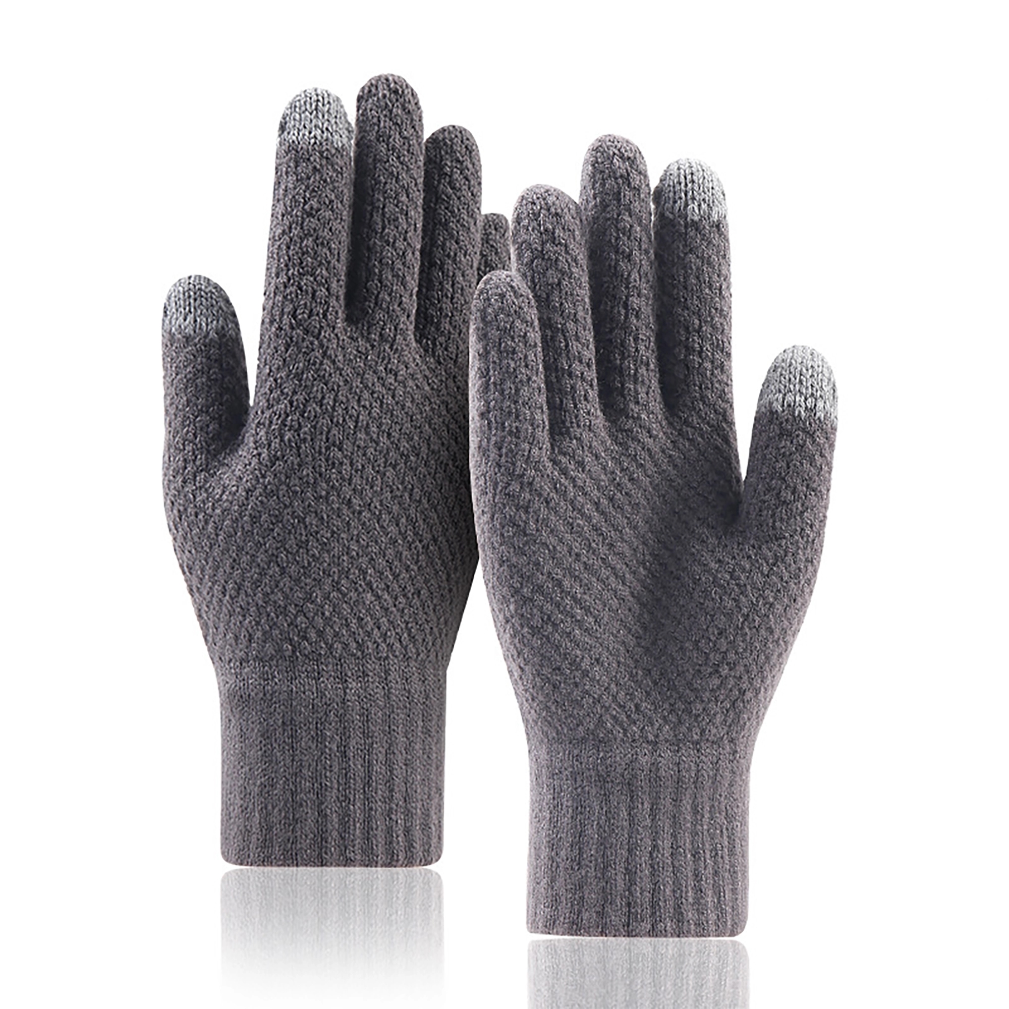 Warm touch screen knitted gloves 2