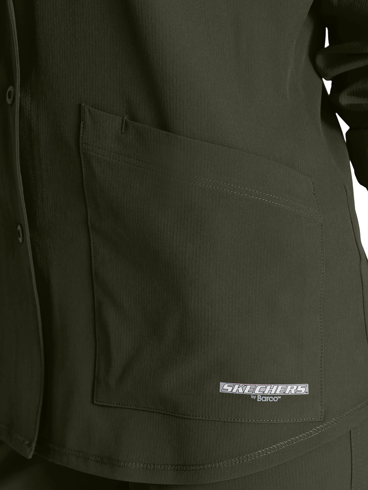 Skechers - Women's Two-Pocket Snap-Front Stability Warm-Up Scrub Jacket 11