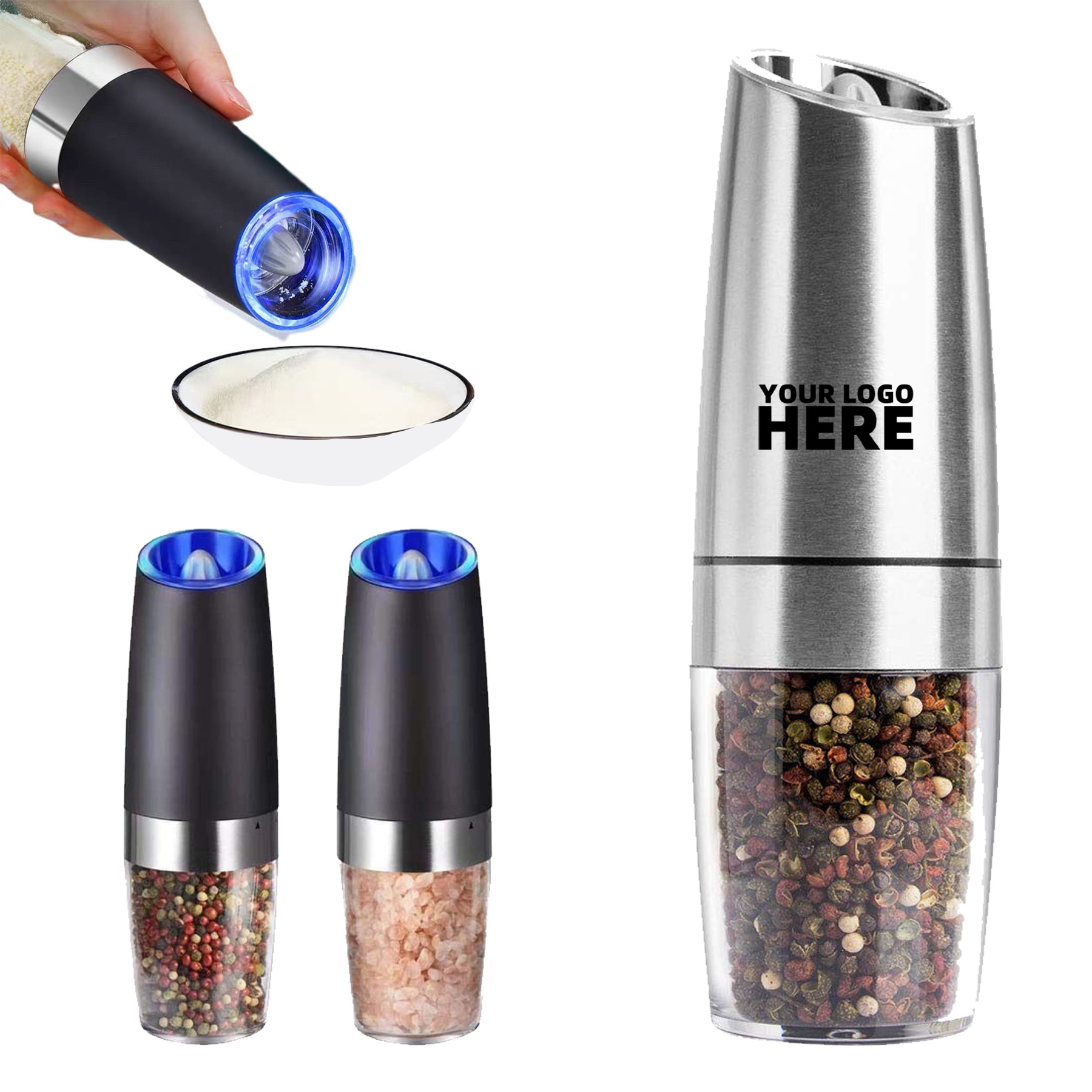 Electric Pepper And Salt Grinder 2